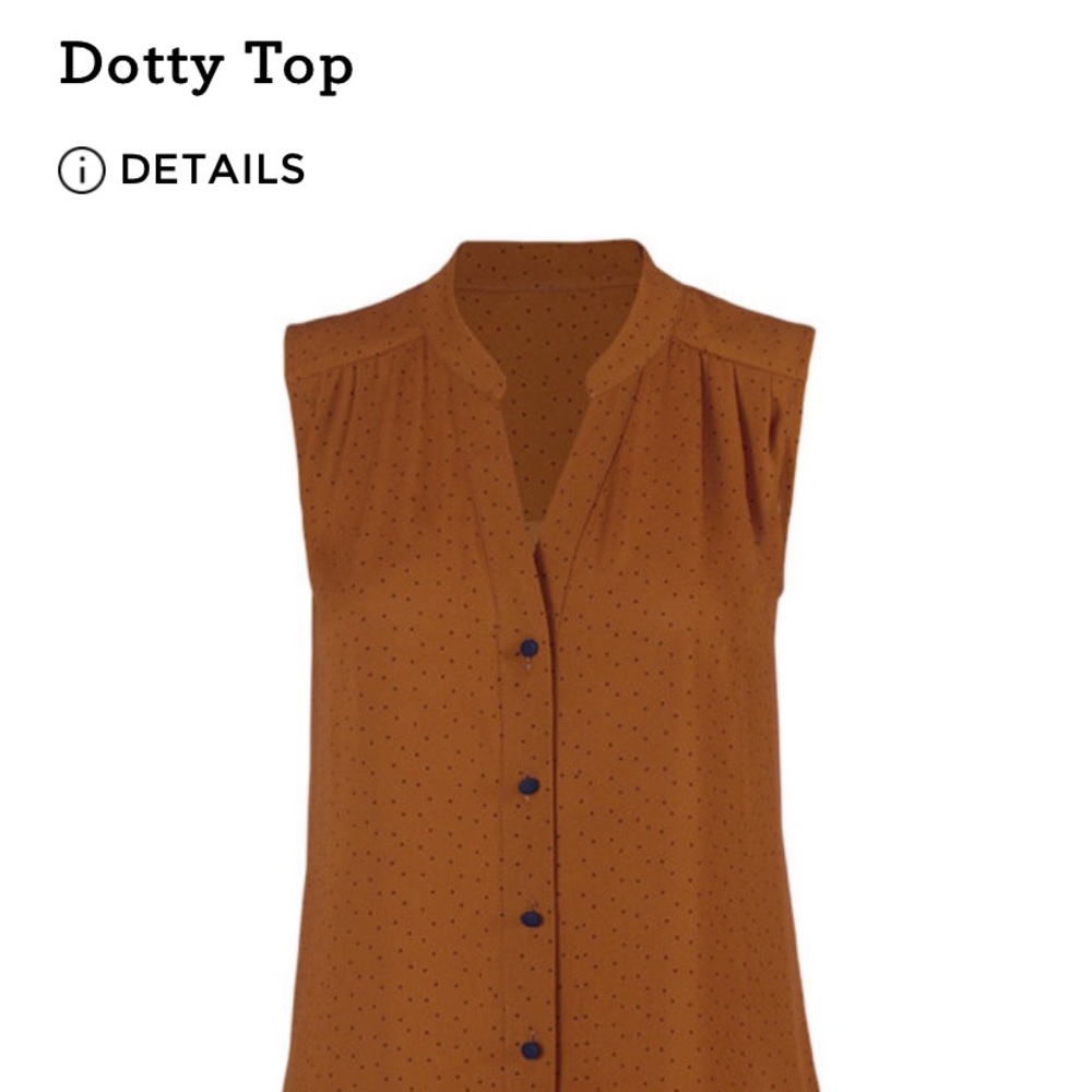 CAbi Dotti blouse XL.